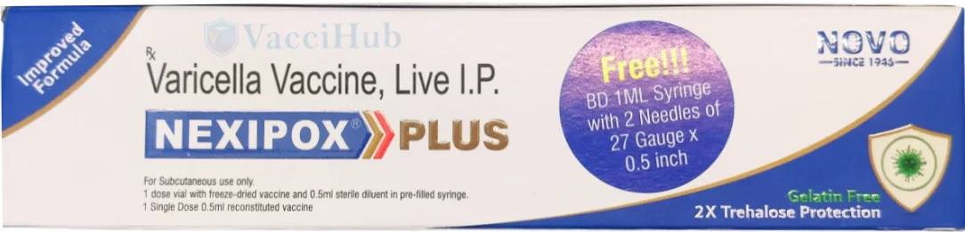 NEXIPOX PLUS pack with free BD 1ml syringe and 2 needles 27 gauge