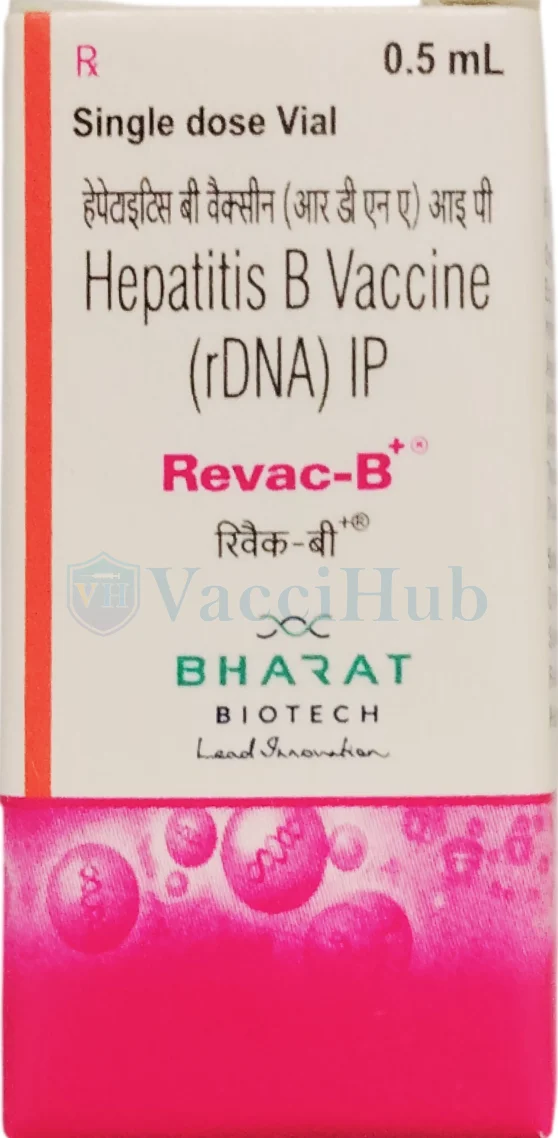 REVAC-B PAED Paediatric Hepatitis B Vaccine Bharat Biotech Front Label