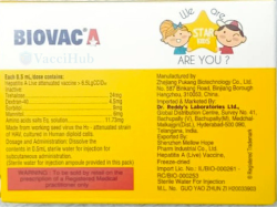 BIOVAC A composition and pack back